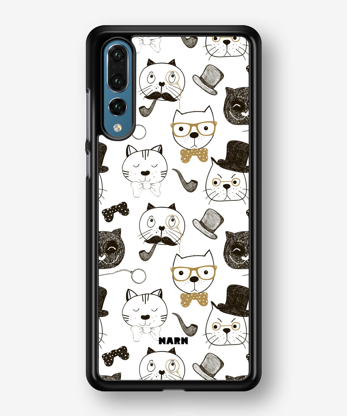 Huawei P20 Pro Hard Case – Cartoon Cats - View 1