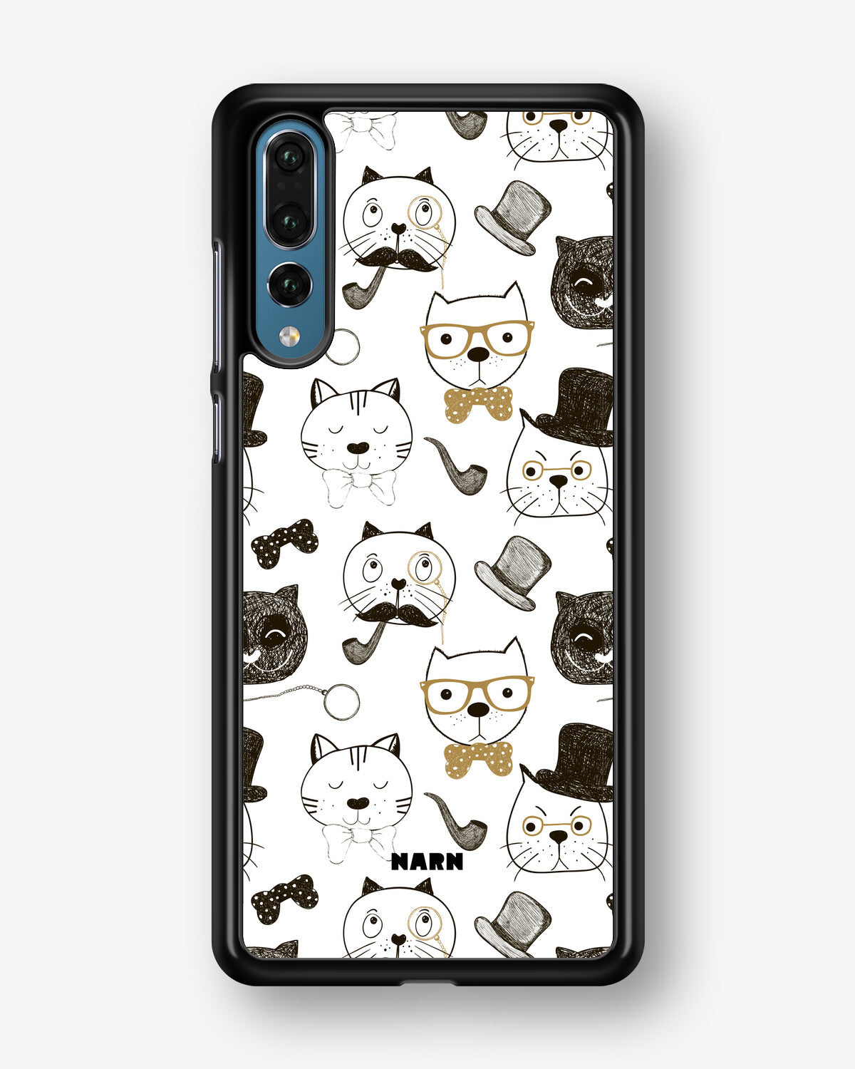 Huawei P20 Pro Hard Case – Cartoon Cats - View 1