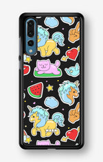 Huawei P20 Pro Hard Case – Cute Stickers - View 1