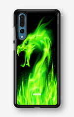 Huawei P20 Pro Hard Case – Green Flames Dragon - View 1