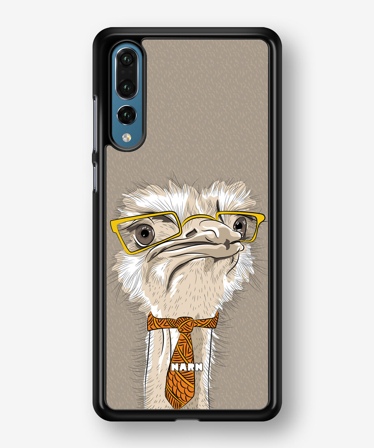 Huawei P20 Pro Hard Case – Hipster Ostrich - View 1