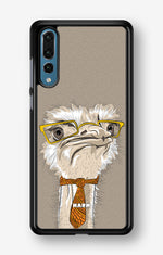 Huawei P20 Pro Hard Case – Hipster Ostrich - View 1