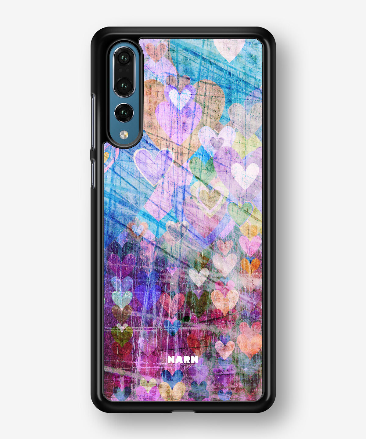 Huawei P20 Pro Hard Case – Purple Hearts - View 1