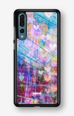 Huawei P20 Pro Hard Case – Purple Hearts - View 1