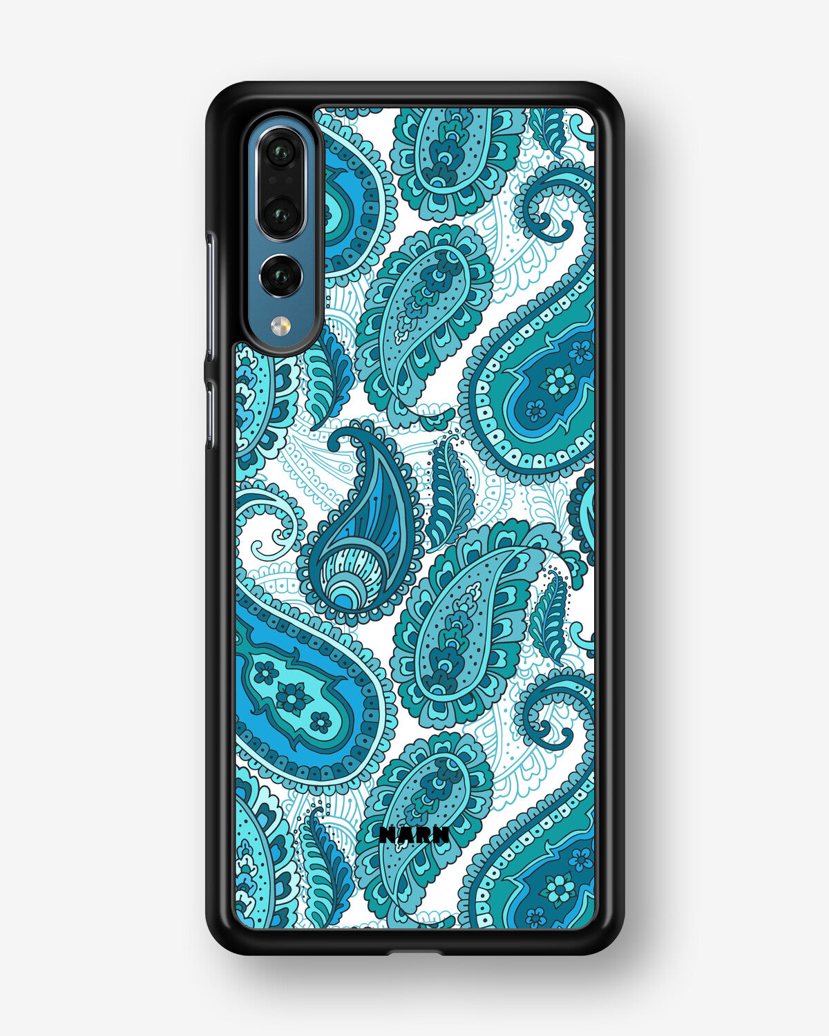 Huawei P20 Pro Hard Case – Turquoise Paisley - View 1