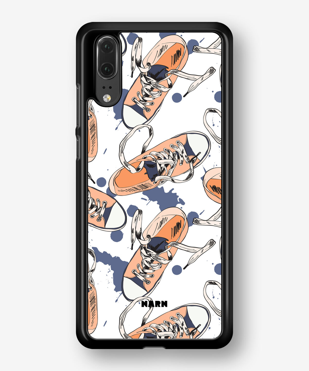 Huawei P20 Hard Case – Apricot Sneakers - View 1