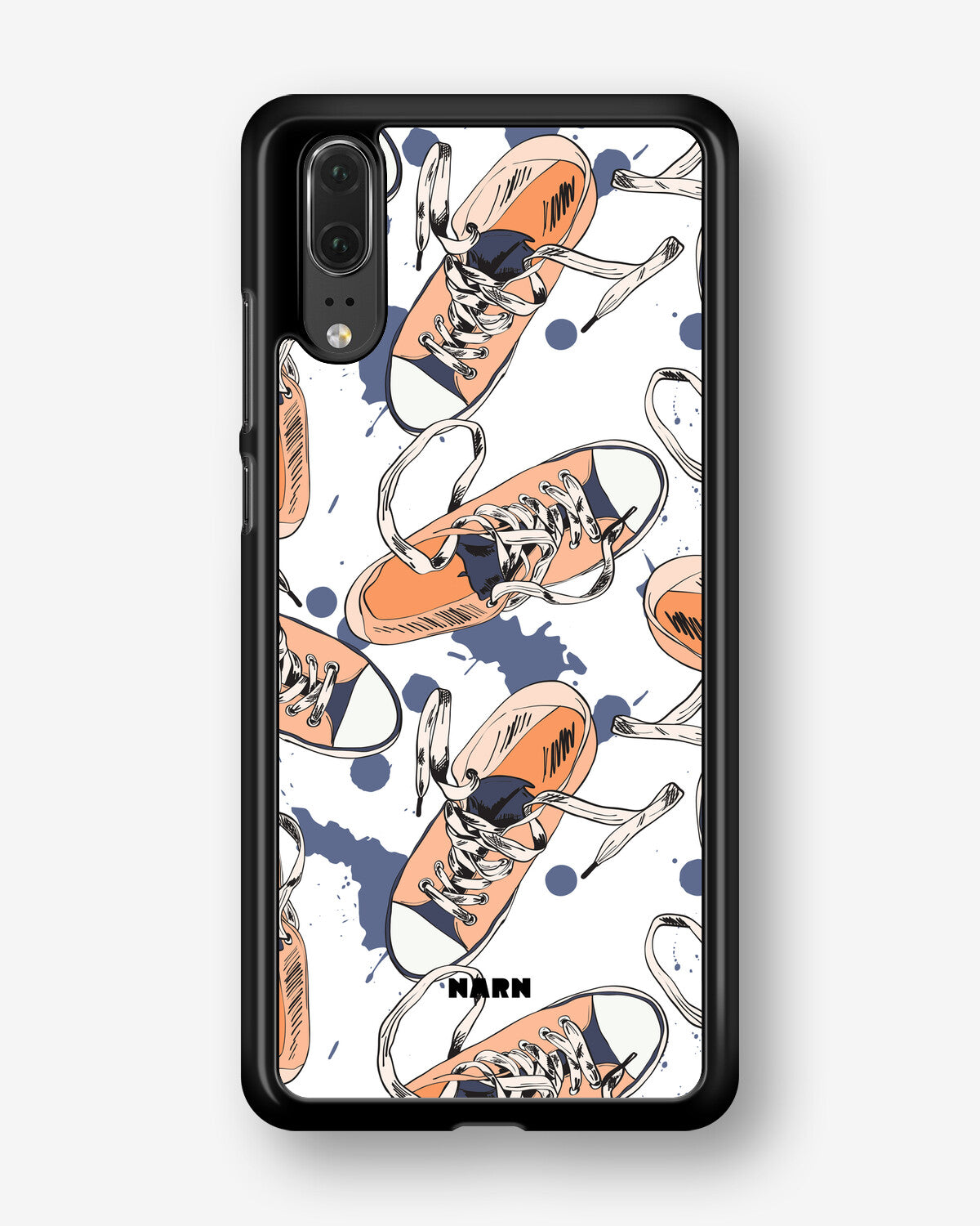 Huawei P20 Hard Case – Apricot Sneakers - View 1