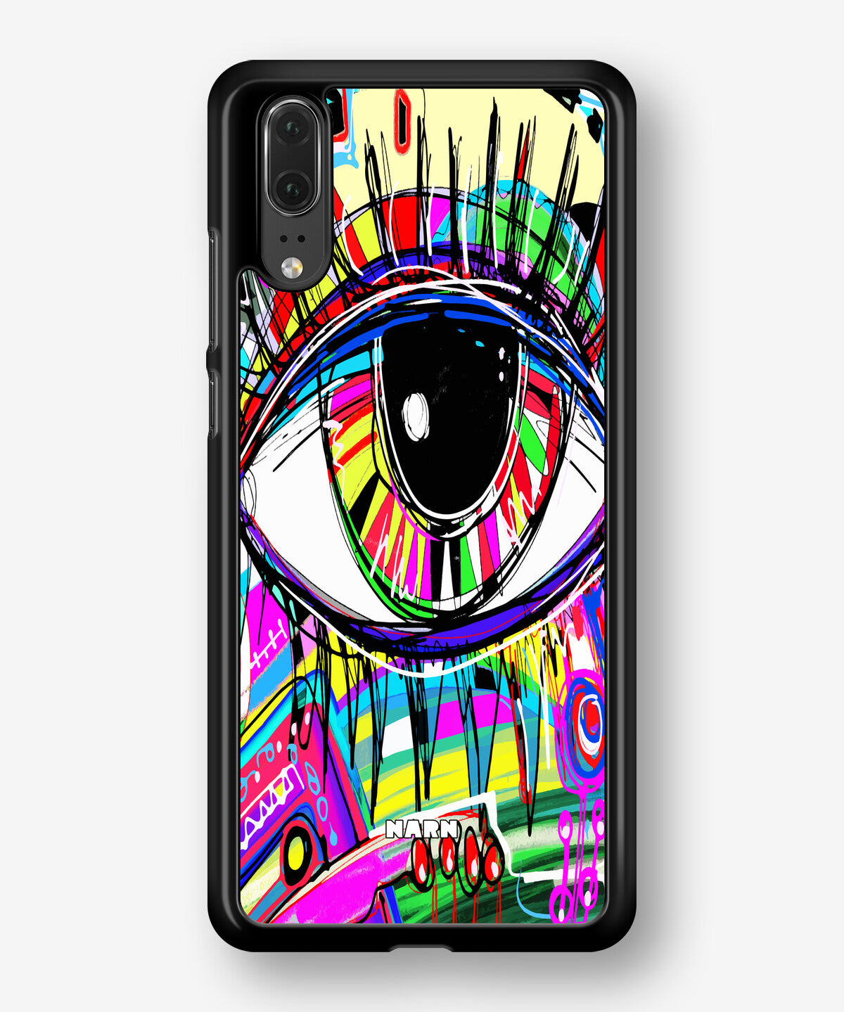 Huawei P20 Hard Case – Abstract Eye - View 1