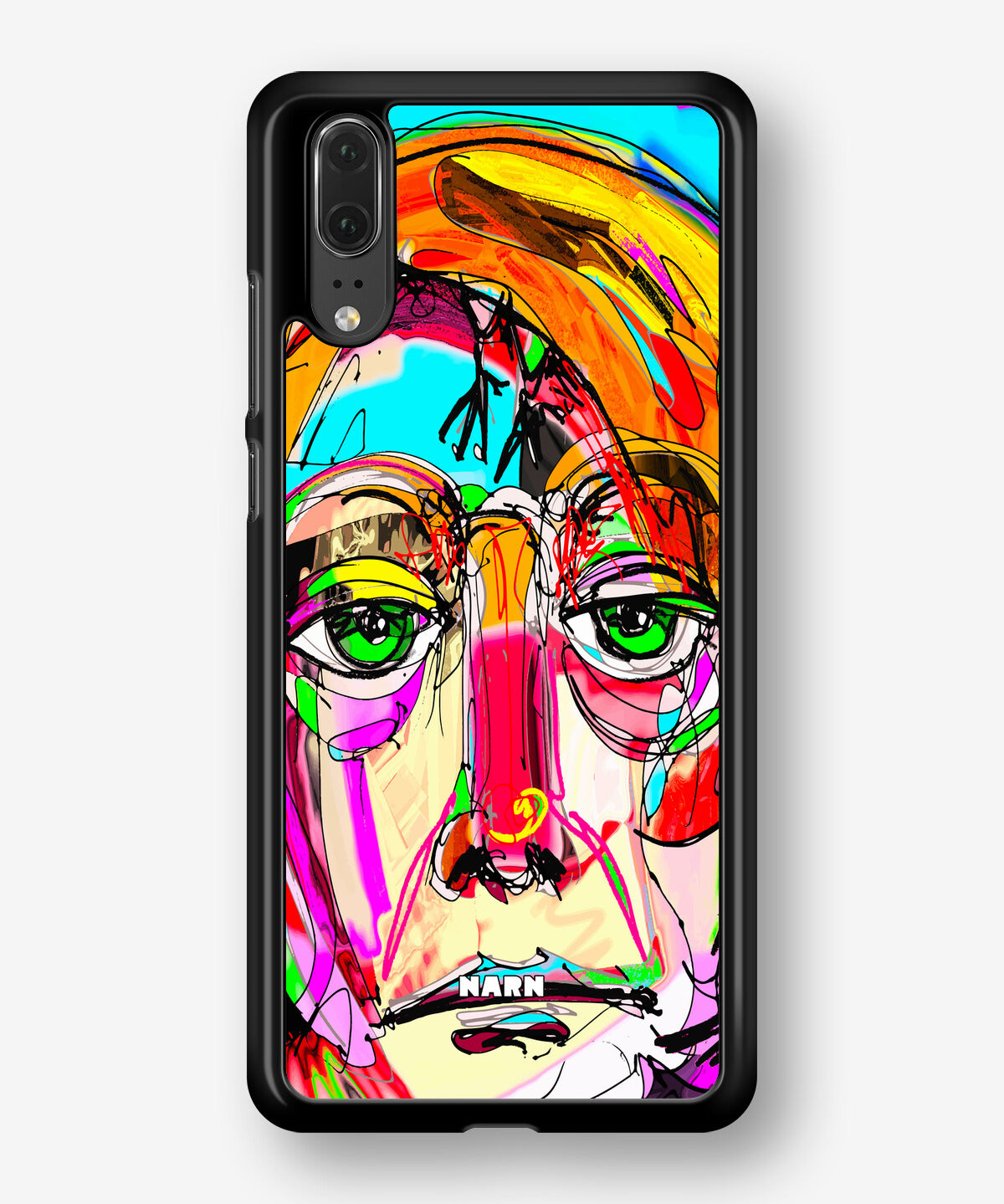 Huawei P20 Hard Case – Abstract Portrait - View 1