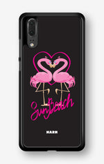 Huawei P20 Hard Case – Beach Flamingo - View 1