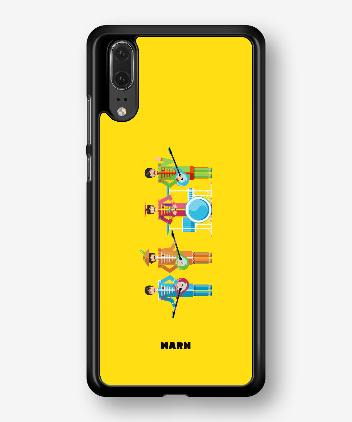 Huawei P20 Hard Case – Beatles Yellow - View 1