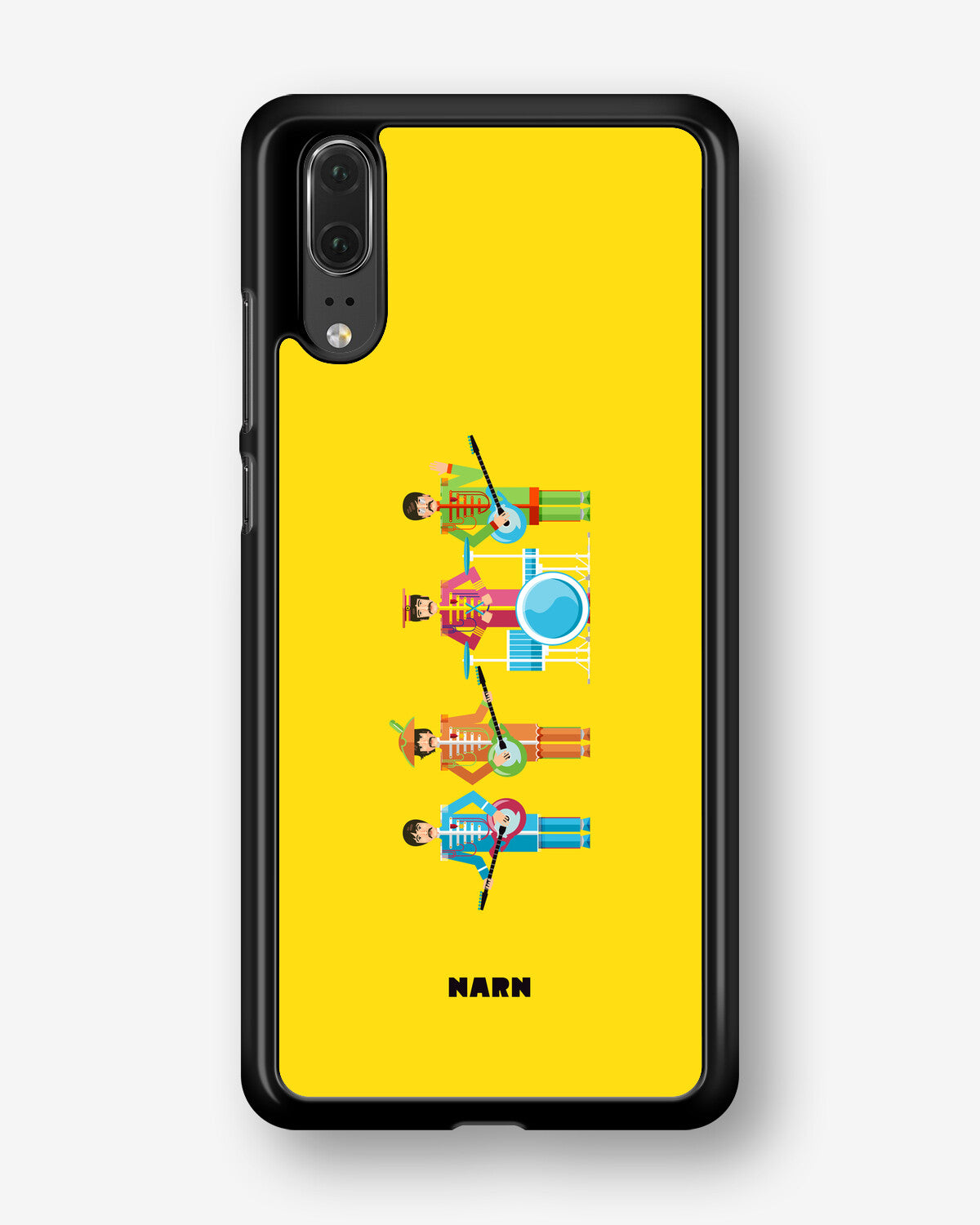 Huawei P20 Hard Case – Beatles Yellow - View 1