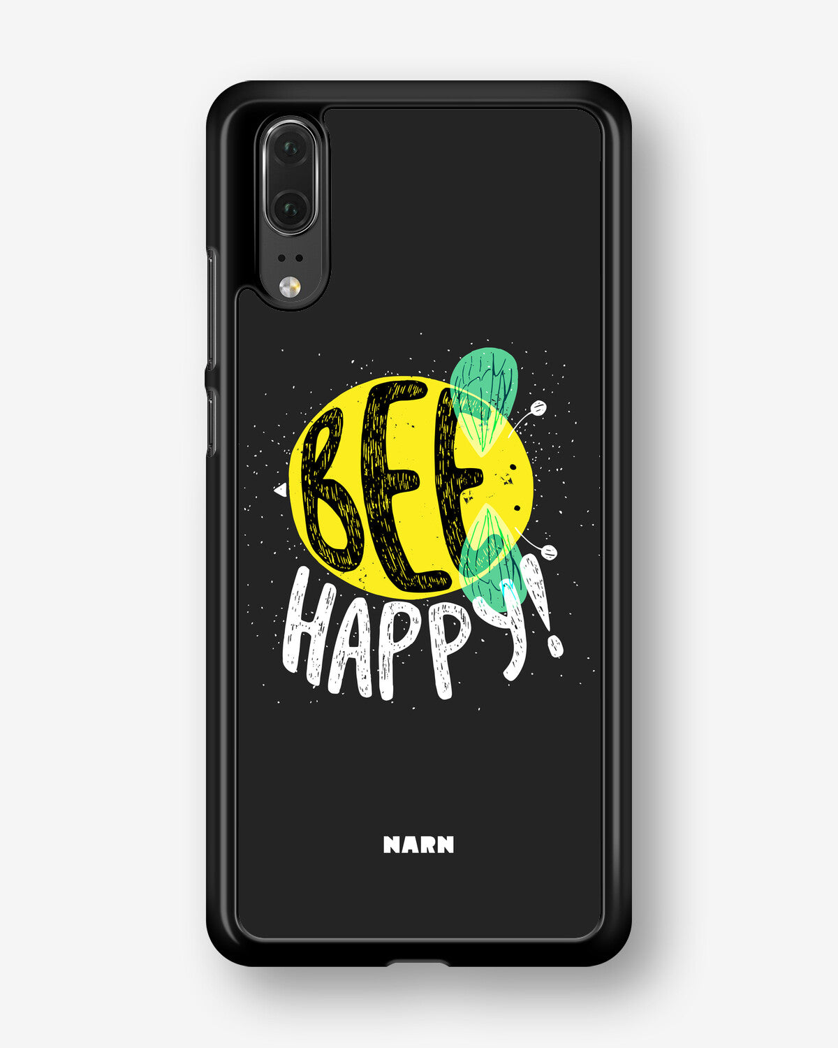 Huawei P20 Hard Case – BEE Happy - View 1