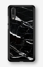 Huawei P20 Hard Case – Black Marble - View 1