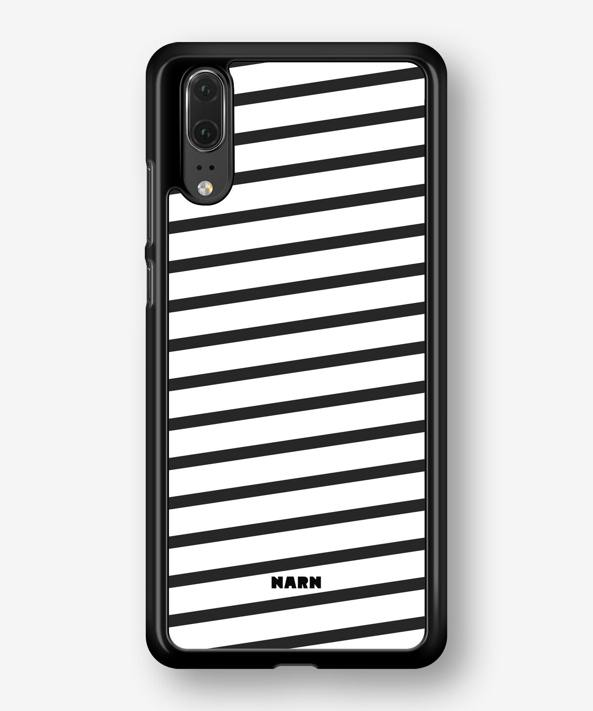 Huawei P20 Hard Case – Black Stripes - View 1