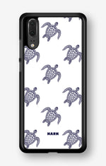 Huawei P20 Hard Case – Blue Turtles - View 1