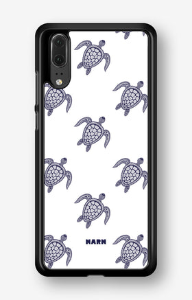 Huawei P20 Hard Case – Blue Turtles - View 1