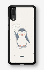 Huawei P20 Hard Case – Cute Penguin - View 1