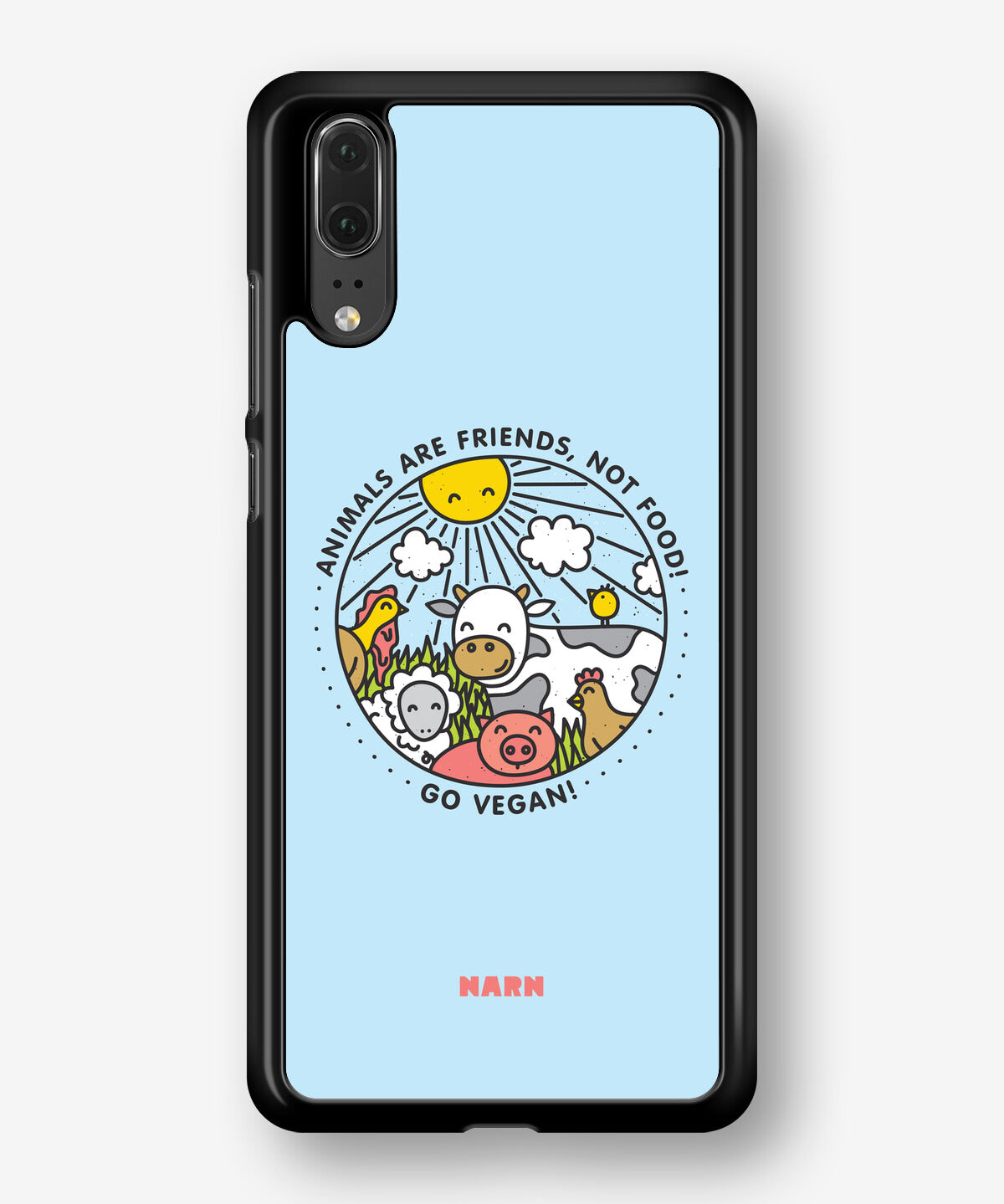 Huawei P20 Hard Case – Friends, Not Food - View 1