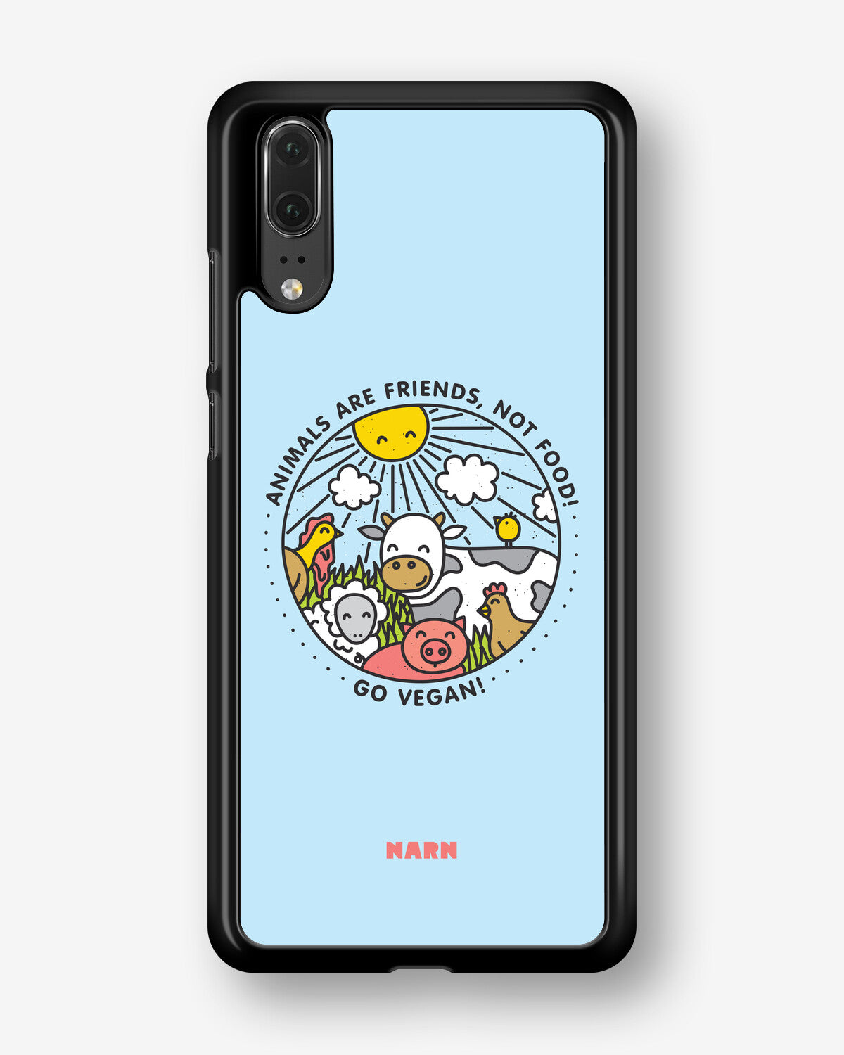 Huawei P20 Hard Case – Friends, Not Food - View 1