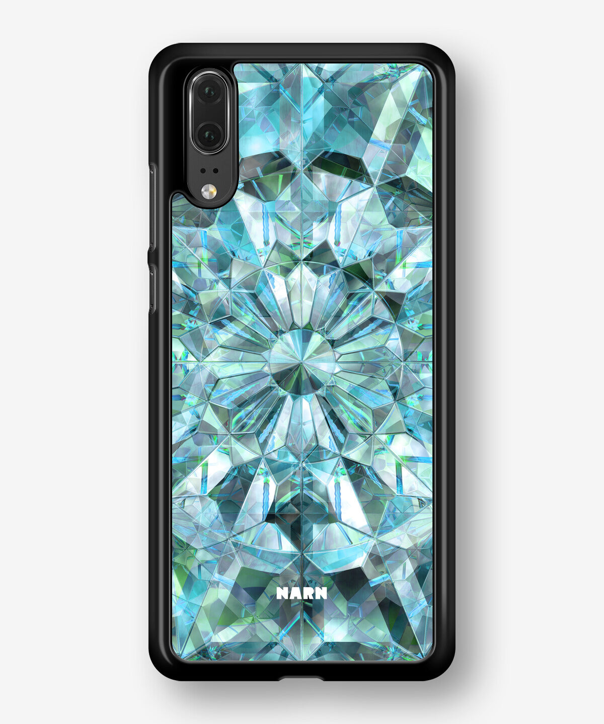 Huawei P20 Hard Case – Green Crystals - View 1