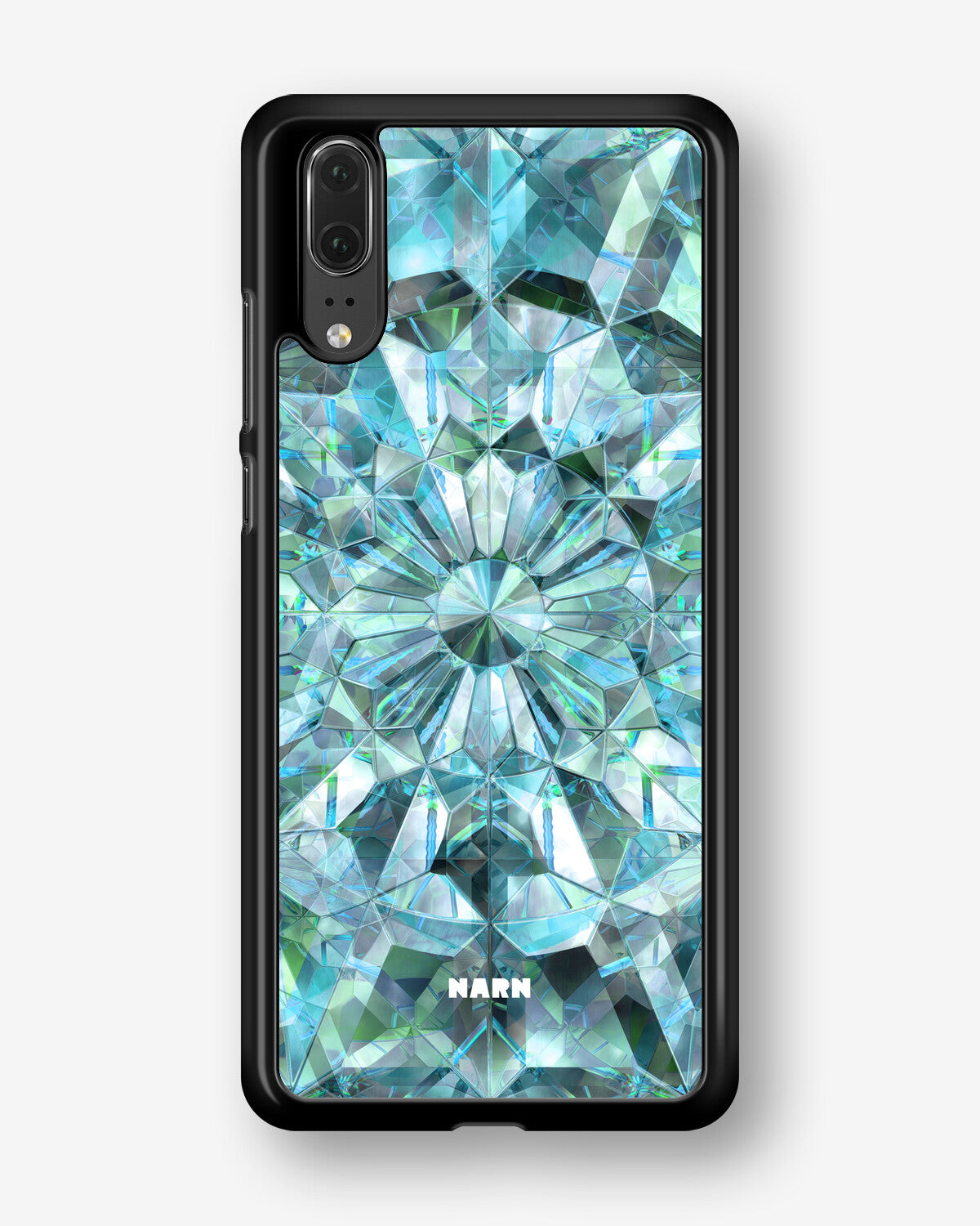 Huawei P20 Hard Case – Green Crystals - View 1