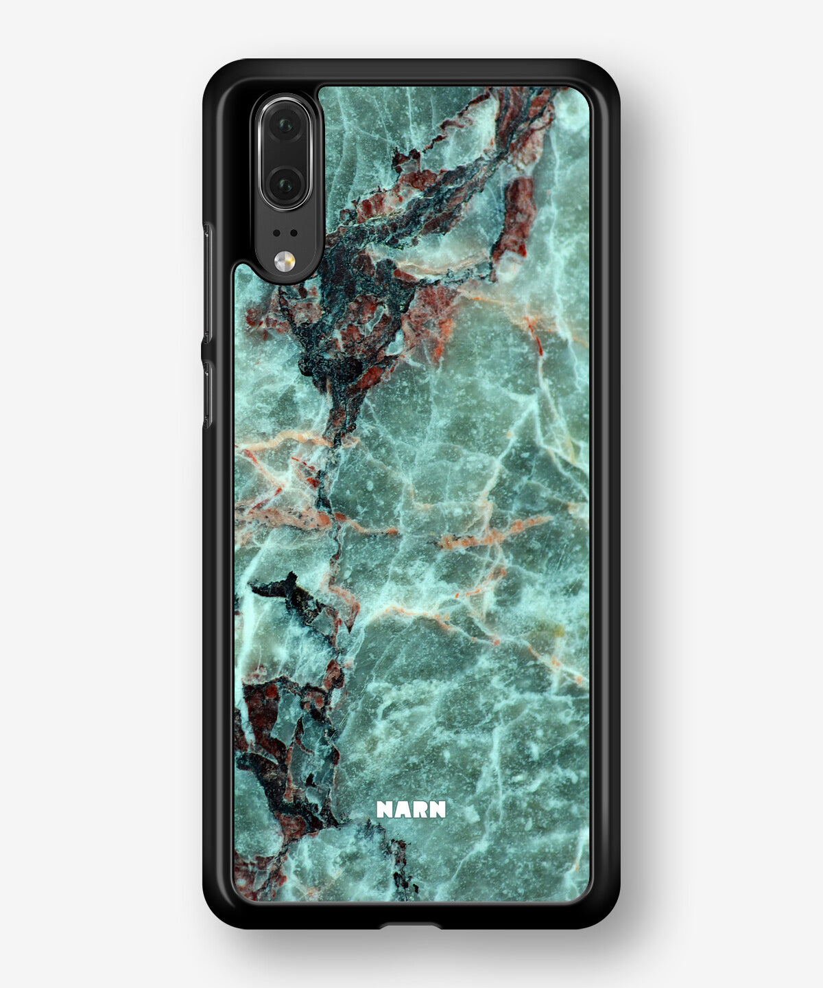 Huawei P20 Hard Case – Green Marble - View 1