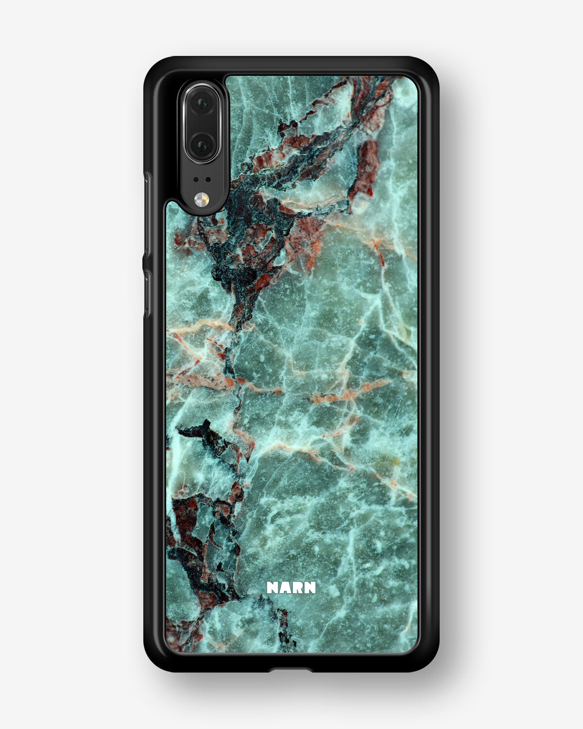Huawei P20 Hard Case – Green Marble - View 1