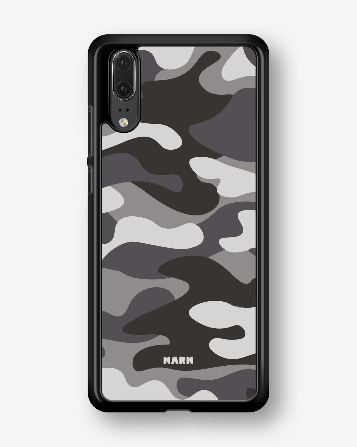 Huawei P20 Hard Case – Grey Camo - View 1