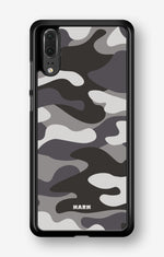 Huawei P20 Hard Case – Grey Camo - View 1