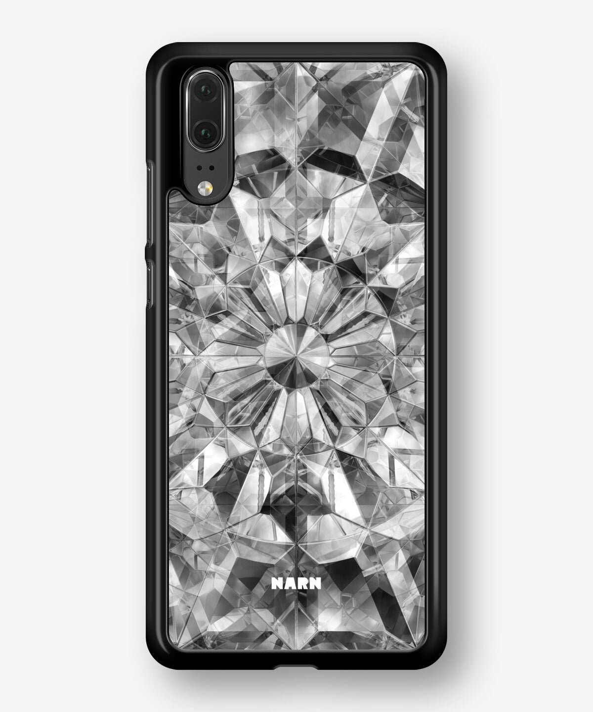 Huawei P20 Hard Case – Grey Crystals - View 1