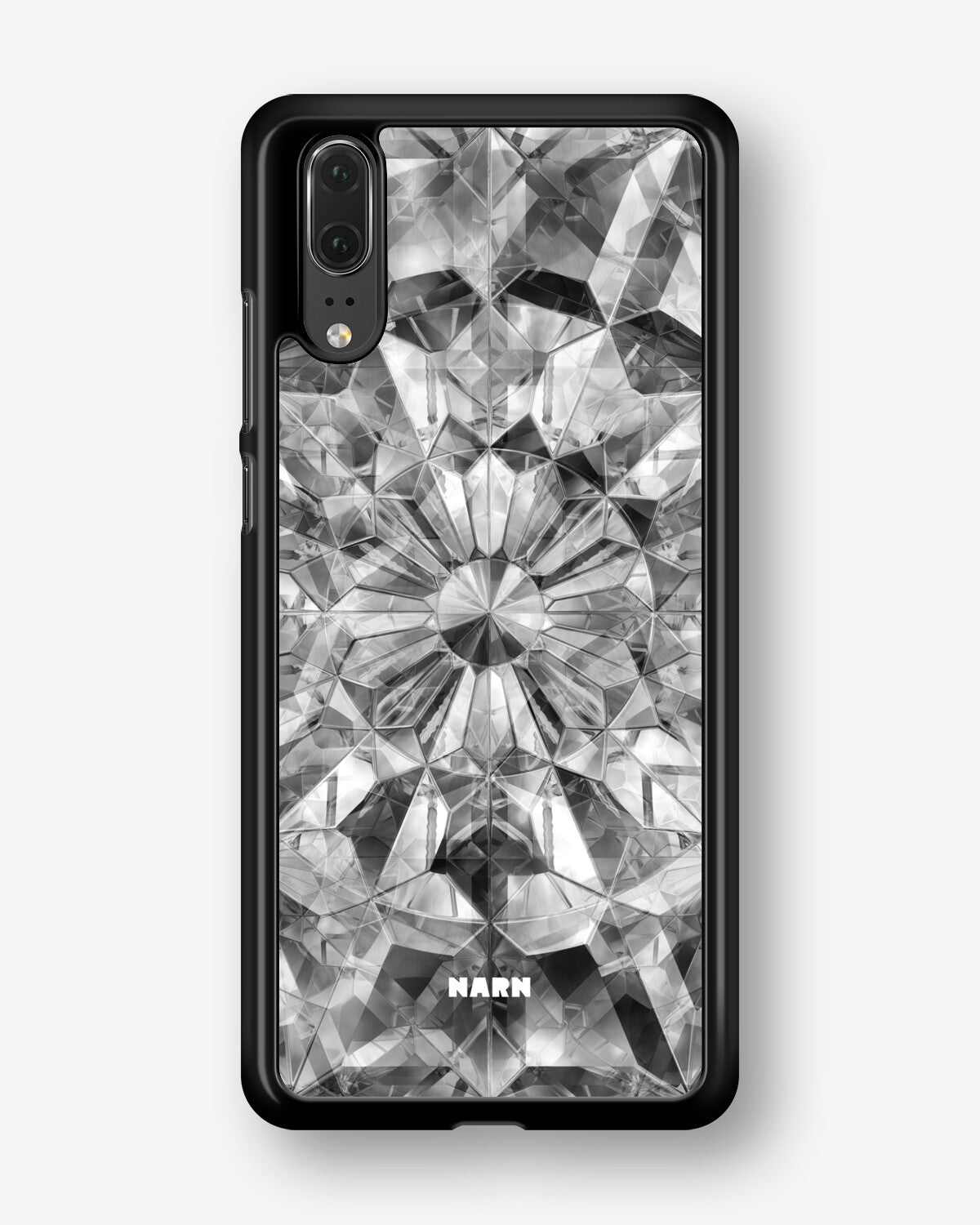 Huawei P20 Hard Case – Grey Crystals - View 1