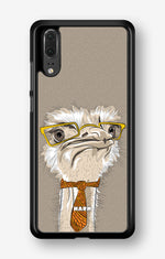 Huawei P20 Hard Case – Hipster Ostrich - View 1