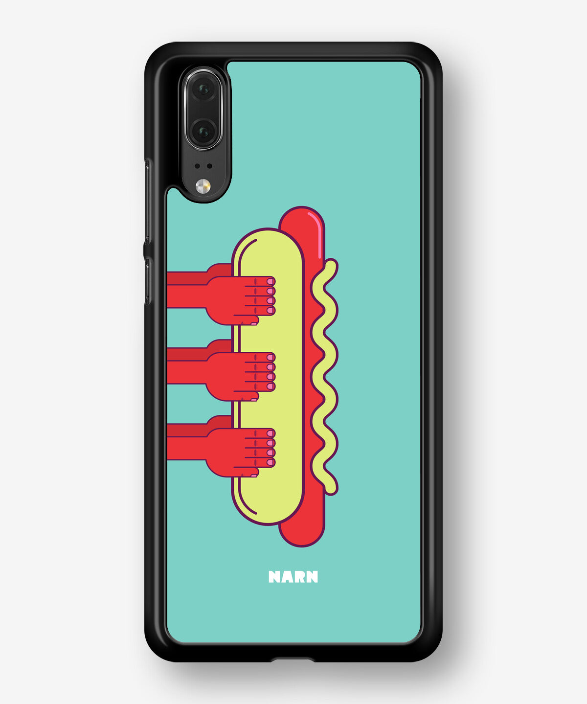 Huawei P20 Hard Case – Hot Dog - View 1