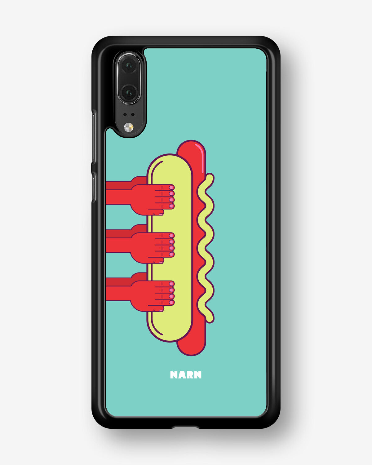 Huawei P20 Hard Case – Hot Dog - View 1