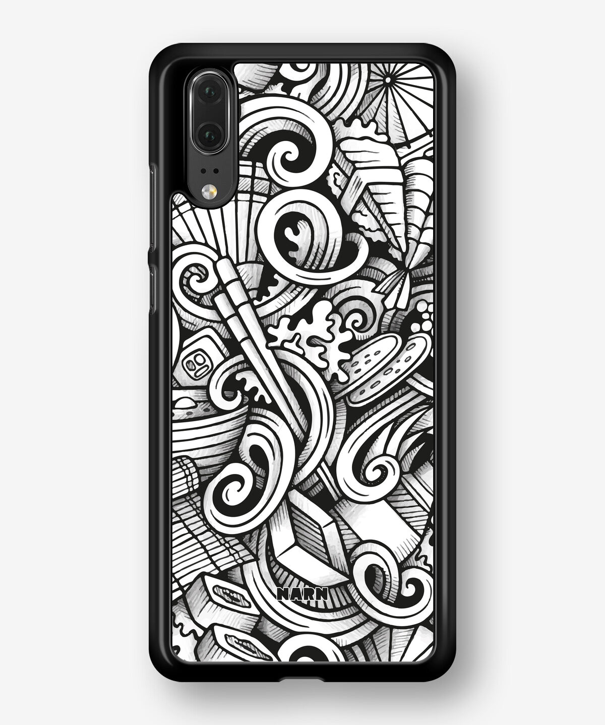 Huawei P20 Hard Case – Japanese Pattern - View 1