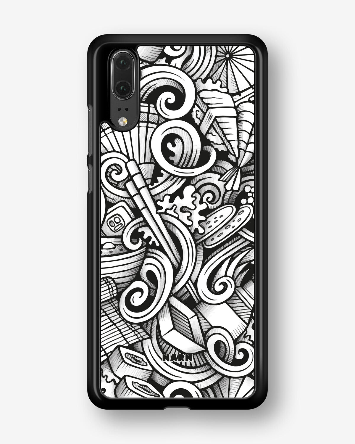 Huawei P20 Hard Case – Japanese Pattern - View 1