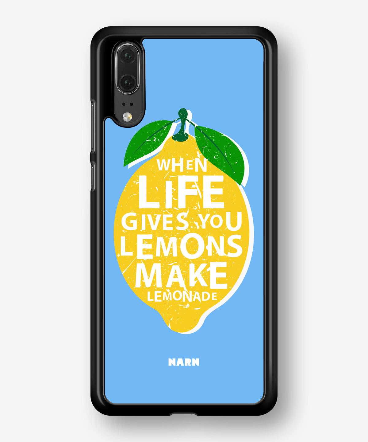 Huawei P20 Hard Case – Lemon Quote - View 1