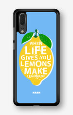 Huawei P20 Hard Case – Lemon Quote - View 1