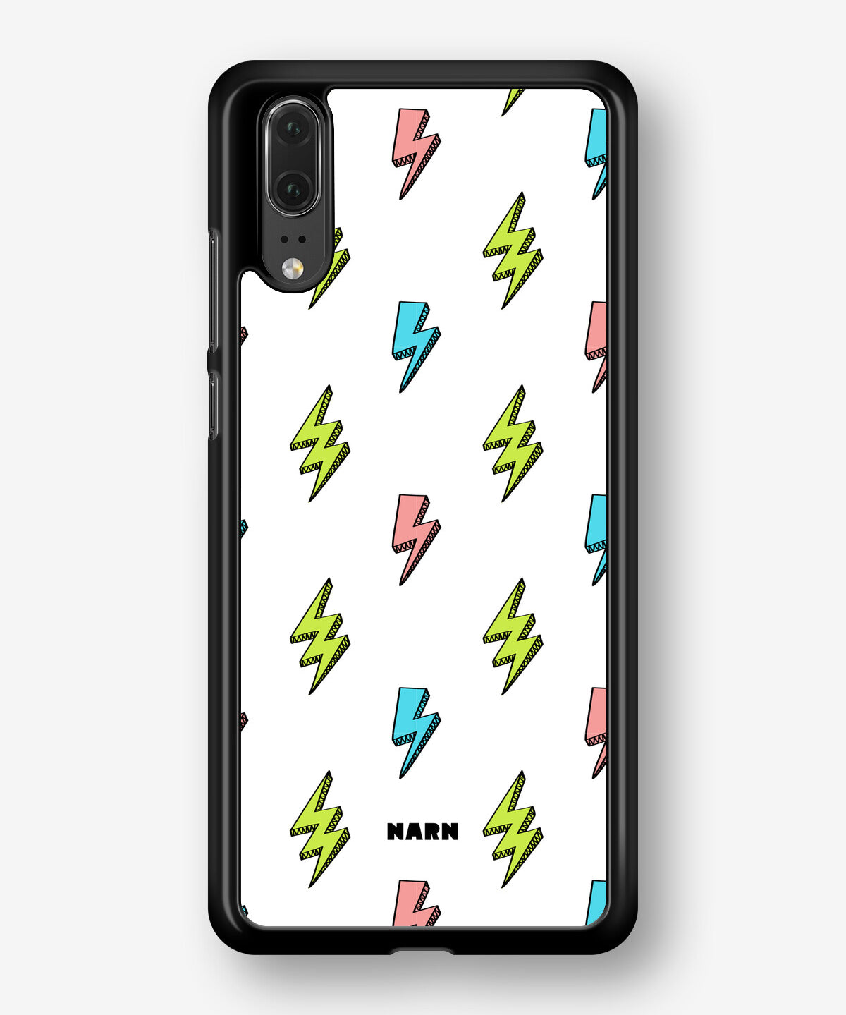 Huawei P20 Hard Case – Lightning Bolts - View 1