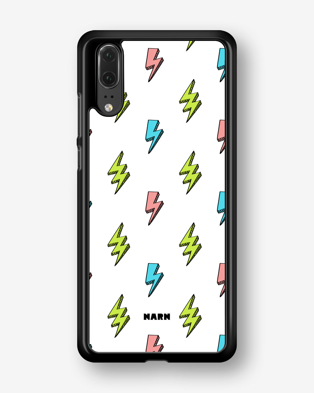 Huawei P20 Hard Case – Lightning Bolts - View 1