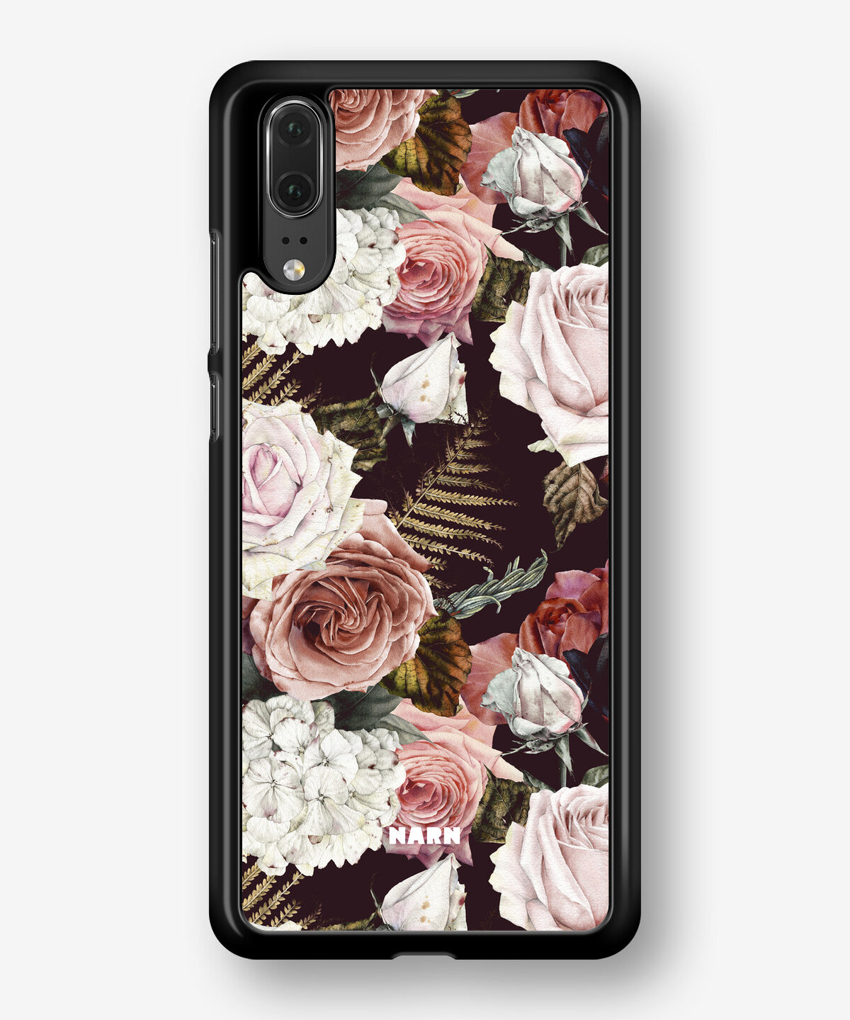 Huawei P20 Hard Case – Midnight Roses - View 1