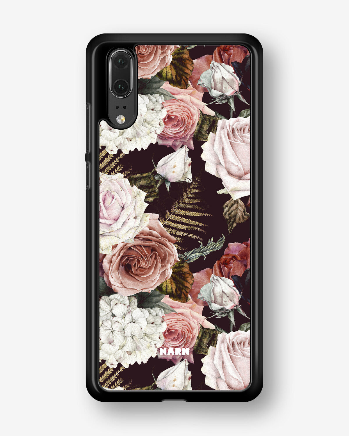 Huawei P20 Hard Case – Midnight Roses - View 1