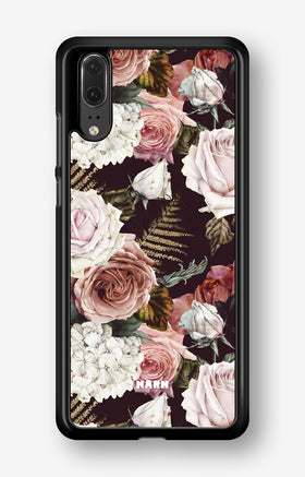 Huawei P20 Hard Case – Midnight Roses - View 1