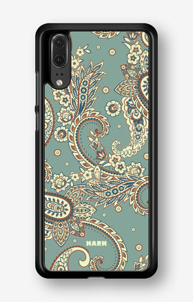 Huawei P20 Hard Case – Paisley Green - View 1