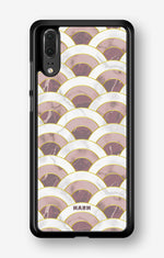 Huawei P20 Hard Case – Pink Marble Waves - View 1