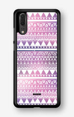Huawei P20 Hard Case – Purple Aztec - View 1