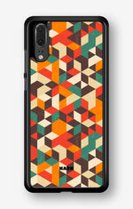 Huawei P20 Hard Case – Retro Geometric - View 1