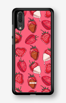 Huawei P20 Hard Case – Strawberry Chocolate - View 1
