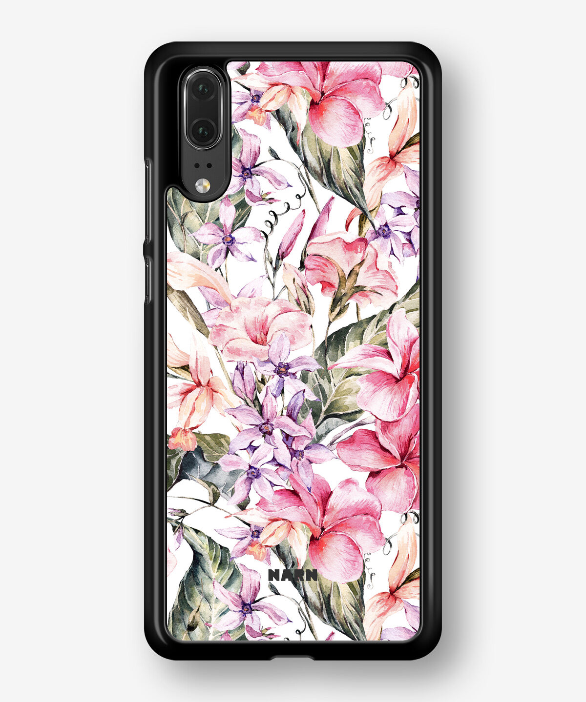 Huawei P20 Hard Case – Watercolor Flowers - View 1